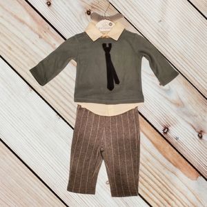 First impressions baby boy set holiday dressy